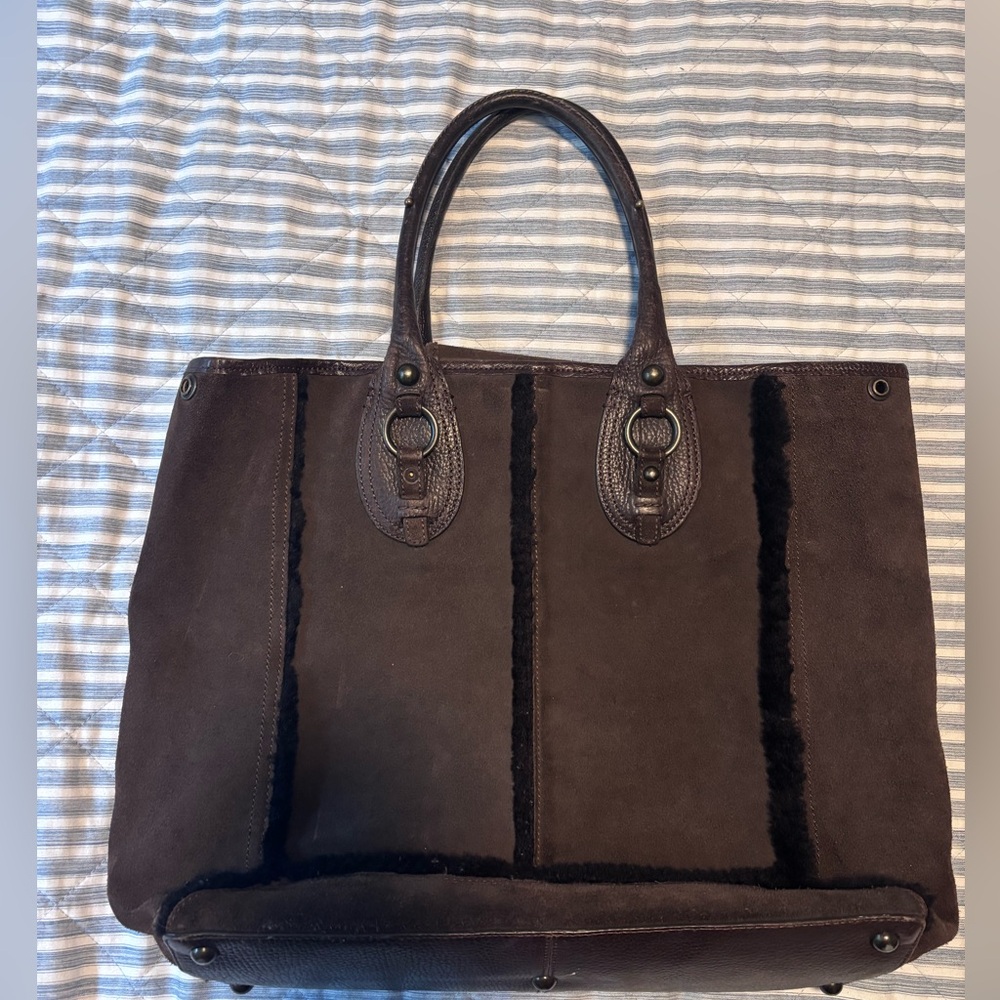 Banana Republic Dark Brown Tote Bag